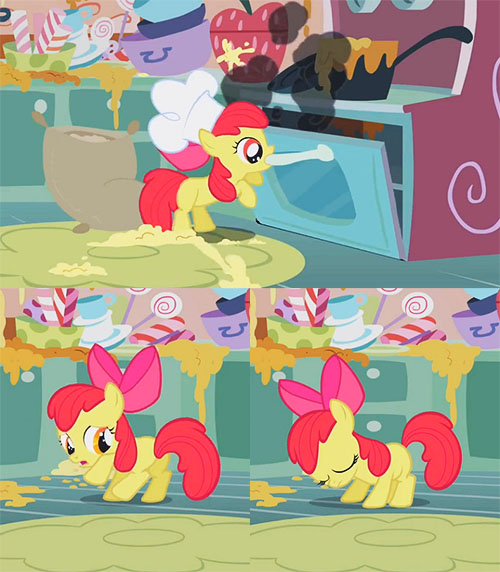 Apple Bloom Tries Baking