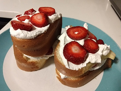 Chiffon Strawberry Shortcake