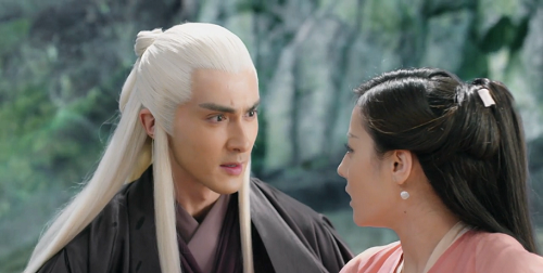 Screenshot of Donghua and Fengjiu during the final battle against the Demon Lord