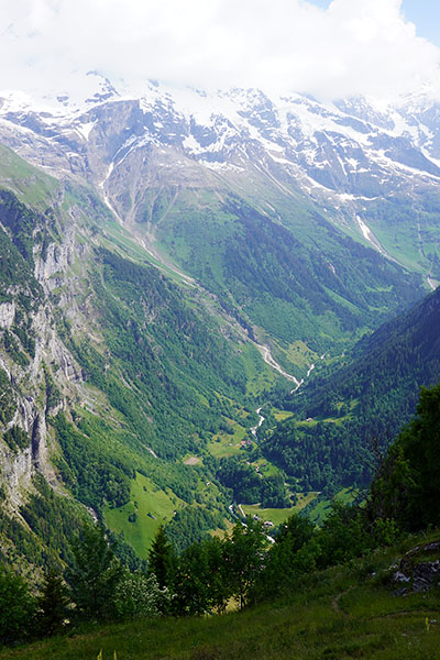 View of Lauterbrunnen valley from Murren, Switzerland