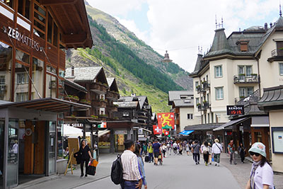 Street in Zermatt, Switzerland