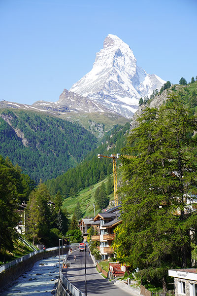 View of the Matterhorn from Zermatt, Switzerland