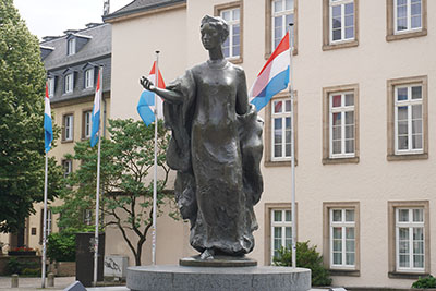Grande Duchess Charlotte Memorial in Luxembourg