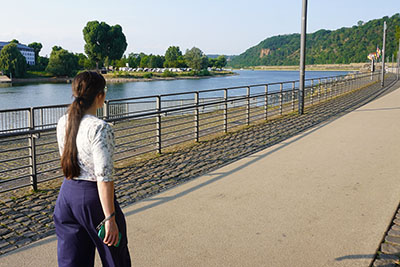 River walk in Koblenz