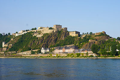 Fortress across the river in Koblenz