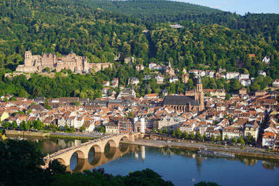View from Philosopher's Walk in Heidelberg