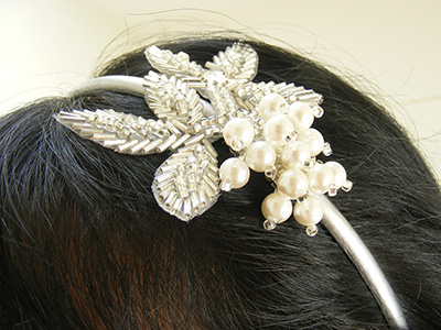 TK's wedding headband