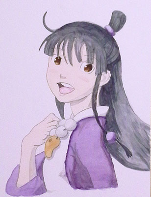 Maya Fey in Watercolor